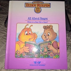 Vintage Teddy Ruxpin - All About Bears